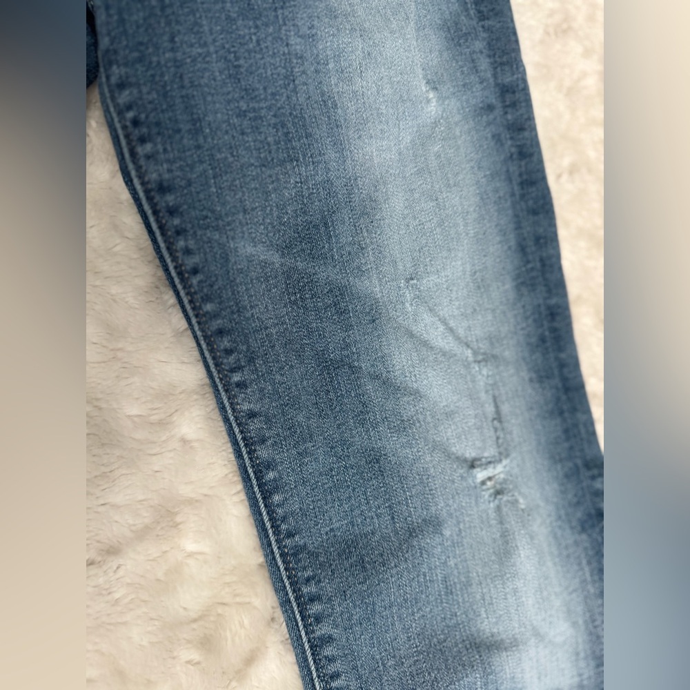 EXPRESS Mid Rise Skinny Cropped Jean - Picture 4 of 11